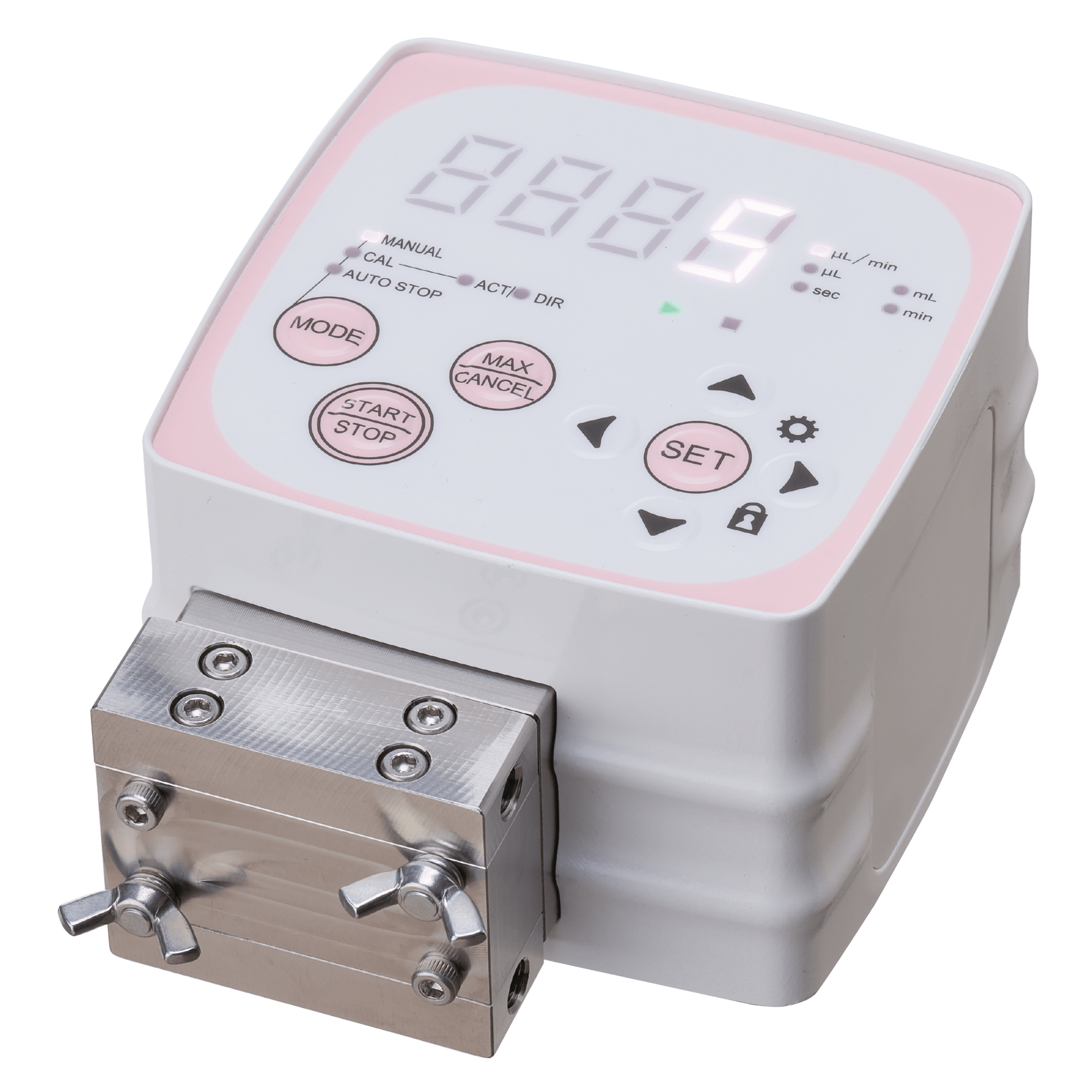 Micro Precision Pulse Free Laboratory Pump Tacmina Pink