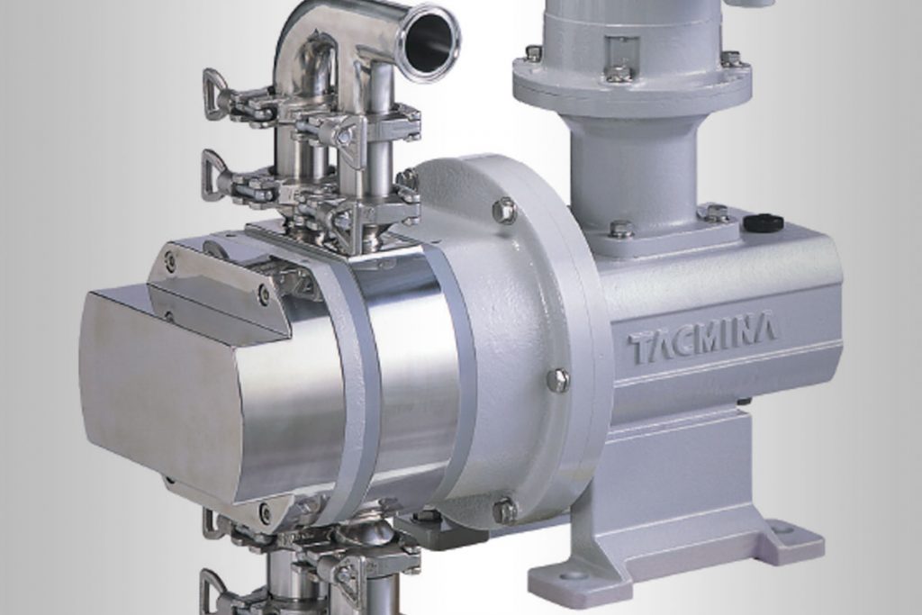 Tacmina APLS pump for ceramic slurry spray drying article
