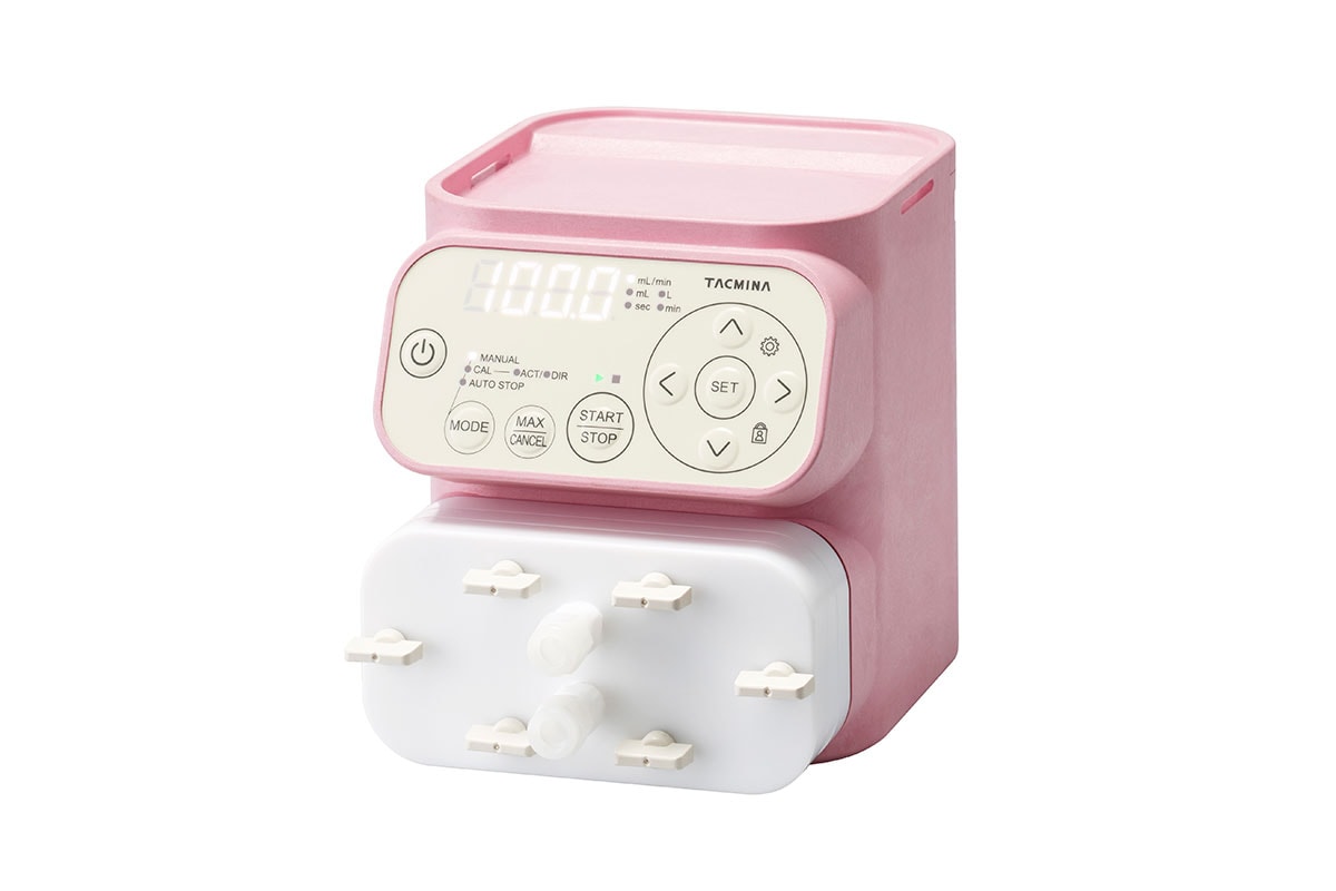 Tacmina Q-5 laboratory metering pump pink Japanese